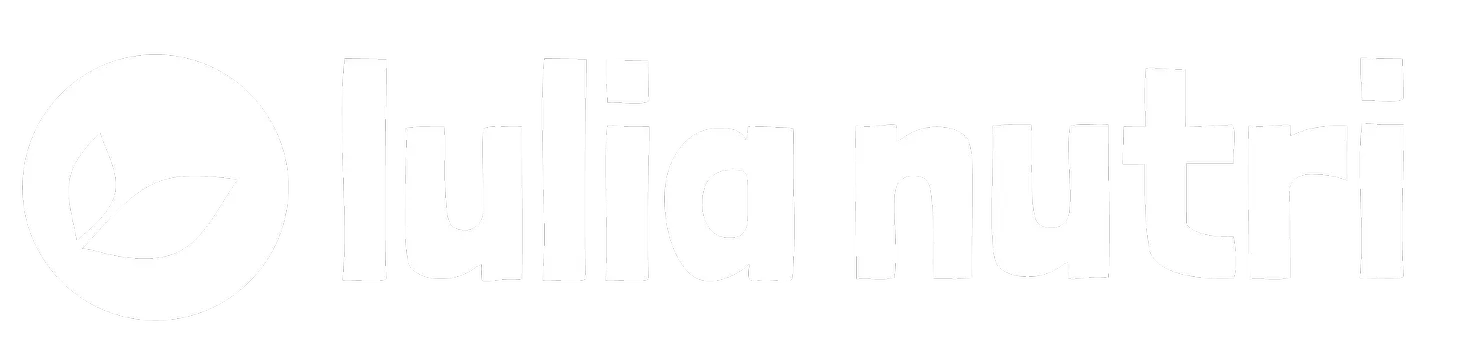 Logo de lulia nutri en blanco